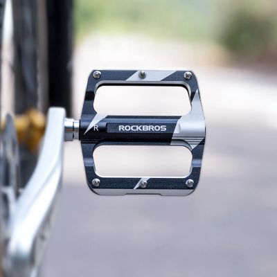 5. Rockbros K306-BK MTB Aluminum Bicycle Pedals - Black