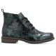 41. Women’s green patent croc ankle boots Rieker 71205-90