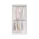 3. OPENO 2W WHITE Wardrobe, Modular Rack with 2 Hanging Rails for the Bedroom