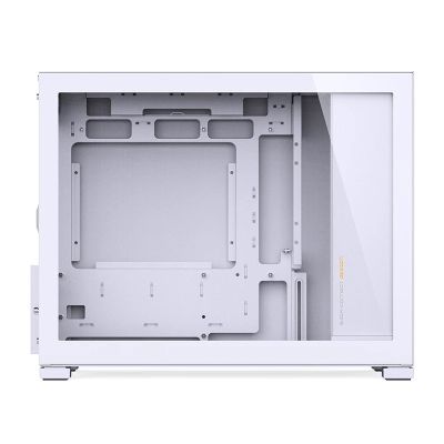 17. Jonsbo D32 STD PC Case, White, Mini Case, mATX, Tempered Glass – White
