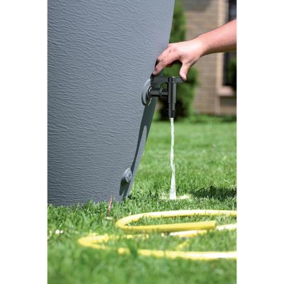 4. TAP FOR RAINWATER TANK CANTAP 3/4 BLACK - POSSIBILITY OF HOSE INSTALLATION