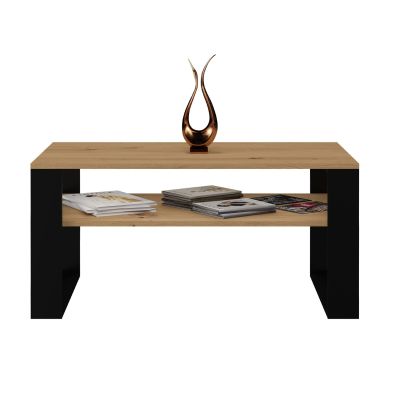 2. Coffee table MODERN 1P 90x58xH50 artisan/black