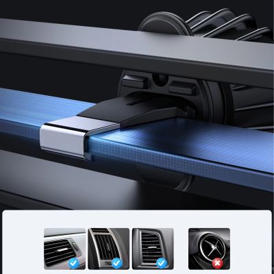 12. Joyroom Magnetic Car Holder Wireless Charger 15W for Air Vent Black (JR-ZS240 Pro)