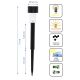 7. LED SOLAR LAMP O4.7x30.5cm PLASTIC SET 10 PCS