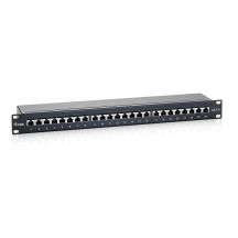 Patchpanel Equip CAT6 24 ports black 19" (1HE)