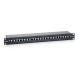 Patchpanel Equip CAT6 24 ports black 19" (1HE)