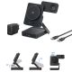 3. Baseus PicoGo AF21 3in1 Qi2.2 35W Wireless Charger with 45W EU Power Adapter and 1m USB-C Cable - Black