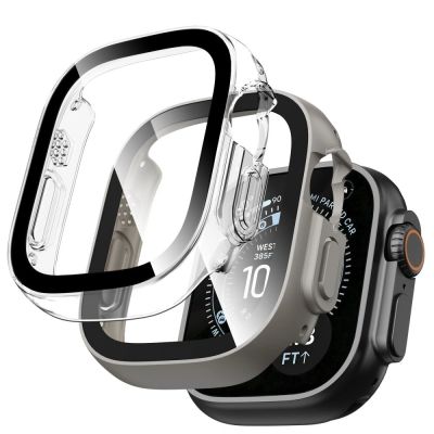 Tech-Protect Defense Titanium & Clear 2-Pack Case for Apple Watch 49 mm