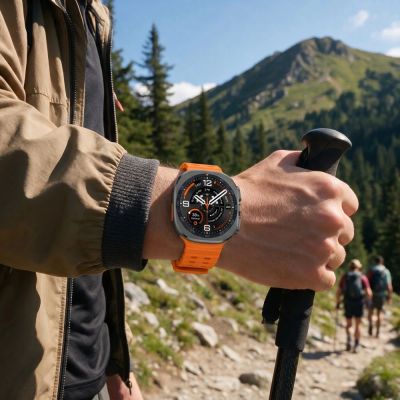 5. Tech-Protect Iconband Pro for Samsung Galaxy Ultra 47mm - Orange
