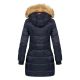 4. Women's PARKA Geographical Norway ABEILLE NAVY DISTRI LADY 2601 DBC NAVY (WY4593F/GN-MARINE)