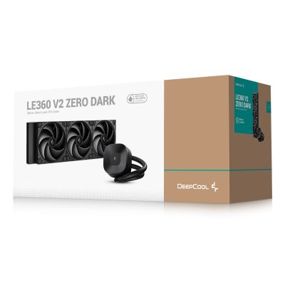12. DeepCool LE360 V2 ZERO DARK Water Cooling