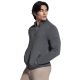 3. Skechers The Hoodless Hoodie Ottoman Jacket JA25-GNBK Green L