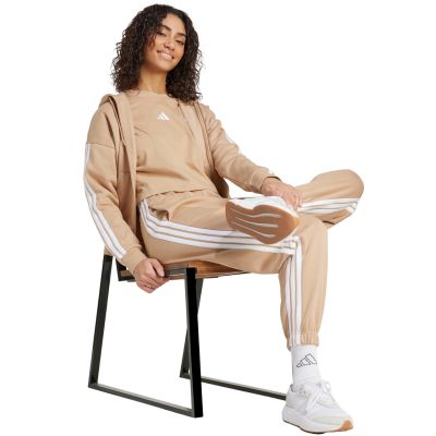 6. adidas Essentials 3-Stripes Full-Zip Fleece Hoodie W JX7706