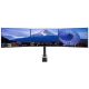 5. IIYAMA DS1003C-B1 3-monitor desk mount for 10-27 inch screens