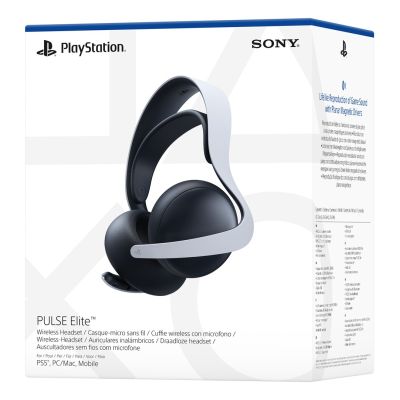 8. Sony PULSE Elite Wired & Wireless Bluetooth Gaming Headset Headband Charging Stand Black, White