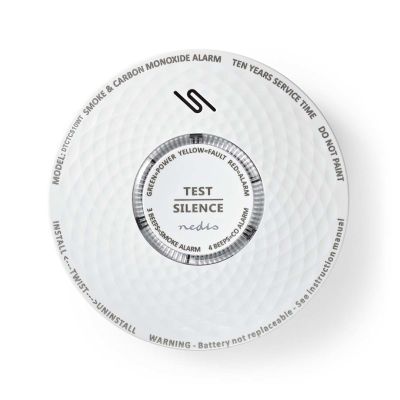 14. Nedis DTCTCS10WT Smoke and Carbon Monoxide Detector