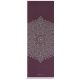 10. Gaiam Midnight Plum Sundial Flower Yoga Mat 5mm 65734