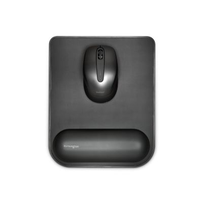 3. Kensington ErgoSoft Mouse Pad with Wrist Rest, Black