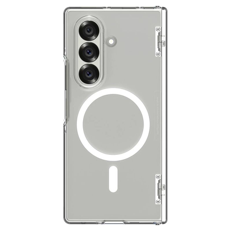 8. Spigen Tough Armor Pro Mag MagSafe Case for Samsung Galaxy Z Fold 7 - Clear and White