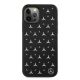 3. Mercedes Silver Stars Pattern Case for iPhone 12 / iPhone 12 Pro - Black