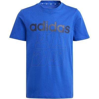 2. adidas Essentials Linear Logo Cotton Tee Jr IB4090