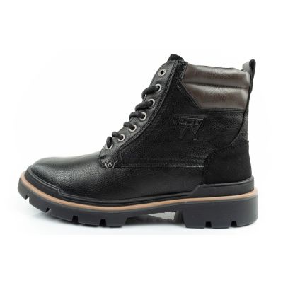 11. Wrangler Nevada men's shoes Chelsea boots elegant fashionable lace-up black