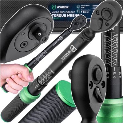 21. 1/4" 1–25 Nm WUBER Torque Wrench