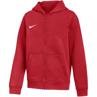 3. Nike Park 26 Fleece Full-Zip Hoodie for Kids Red IB1232 657