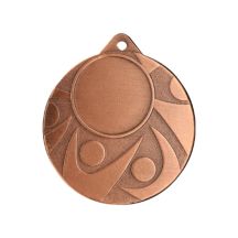 Bronze-colored general-purpose medal with space for a 25 mm emblem – steel medal