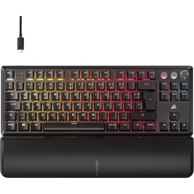 7. Corsair K70 Pro TKL Gaming Keyboard, TKL Keyboard (80%), Corsair MGX -, ISO (DE)