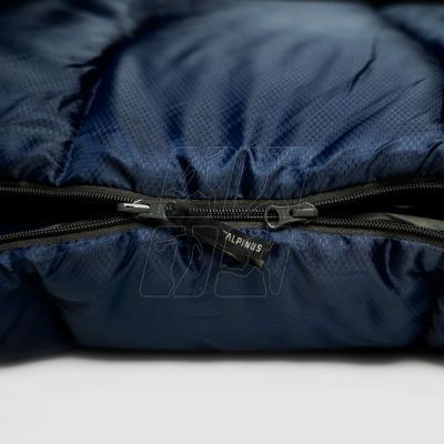 6. Sleeping bag Alpinus Warm 1000 180x75cm DN18046 Left