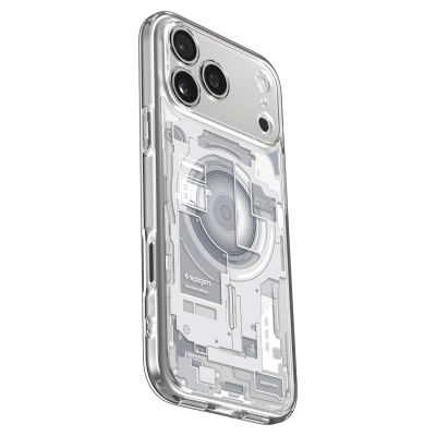 12. Spigen Ultra Hybrid MagSafe Zero One Case for iPhone 18 Pro / 17 Pro - White
