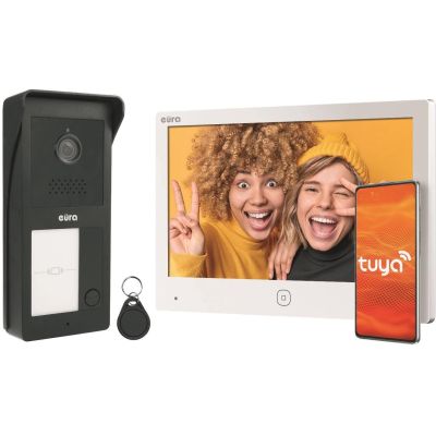 2. EURA 2-wire video intercom VDP-49A3-2TY black Tuya