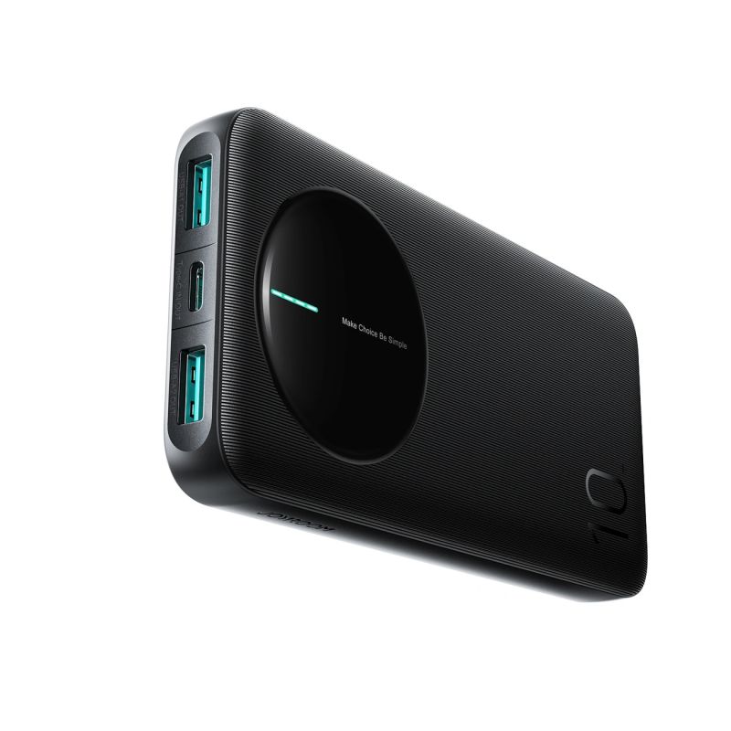 3. Joyroom JR-PBF12 Pro Powerbank 22.5W 10000mAh with Digital Display 2x USB-A 1x USB-C - Black