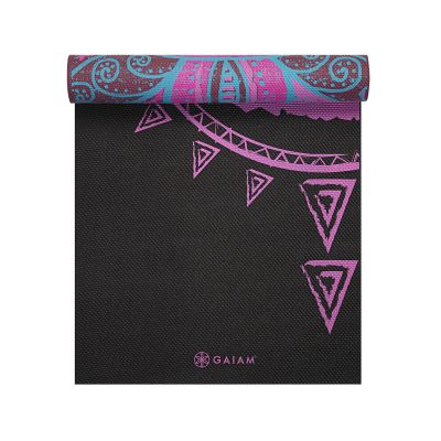 2. Gaiam "BE FREE" Double-Sided Yoga Mat 6mm 62031