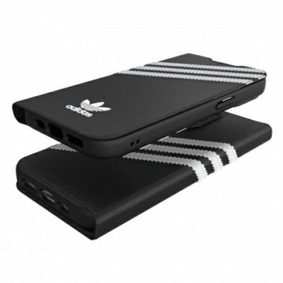 3. Adidas OR Booklet Case PU for iPhone 13 Pro / iPhone 13 - Black and White