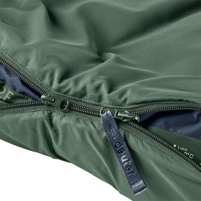 7. Deuter Orbit Synthetic Sleeping Bag -5C/23F 185cm, Ivy/Ink