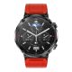 4. Gravity GT21-6 Smartwatch + Red Silicone Strap