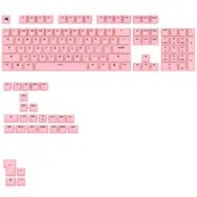Glorious GPBT Basics Keycaps, ANSI Layout (US), PBT, Dye-Sub - Potion Pink