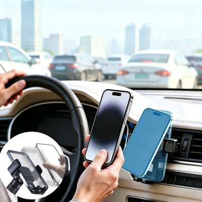 4. Wozinsky WUS-M1 Car Air Vent Mount Holder 360° Clamp - Black