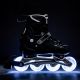 2. Nils Extreme NH10905 4in1 inline skates with replaceable hockey blade, black LED, size M (35-38)