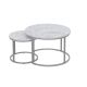 PAOLA WHITE COFFEE TABLE 60X40CM