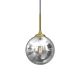 PENDANT LIGHT BURSA E14 BLACK/GOLD