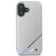 3. BMW M Carbon Tricolor Line MagSafe iPhone 16 Case - Gray