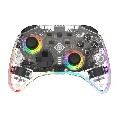 Deltaco Gaming GAM-198-T Game Controller Transparent Bluetooth/USB Gamepad Nintendo Switch, Nintendo Switch 2, Nintendo Switch OLED, Android, PC