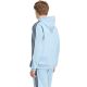 3. adidas Essentials 3-Stripes Fleece Hoodie for men, light blue KY4170
