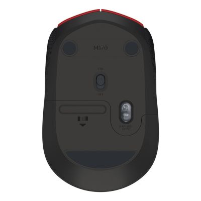 2. Logitech M171 Mouse 910-004641 (optical; 1000 DPI; red)