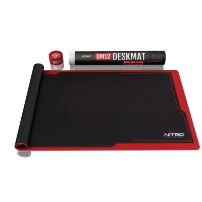 2. Nitro Concepts DM12 Gaming Mousepad Black, Red