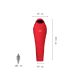 4. MILLET Baikal 1500 Reg sleeping bag red