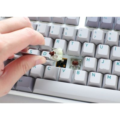5. Ducky One 3 TKL Gaming Keyboard USB US English Silver